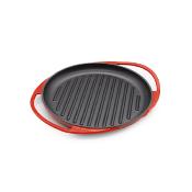 Plancha grill ronde fonte maille rouge dia 25cm