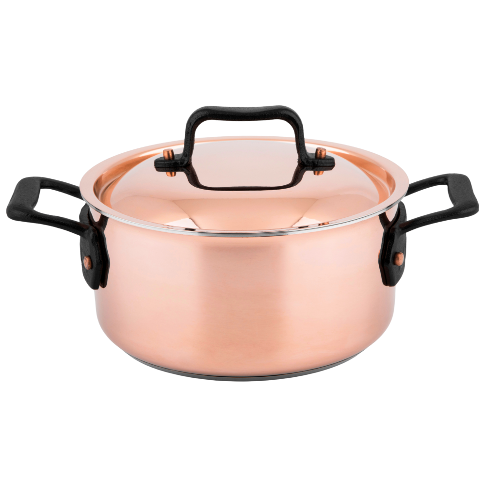 Laguiole Faitout 20 cm cuivreinox induction