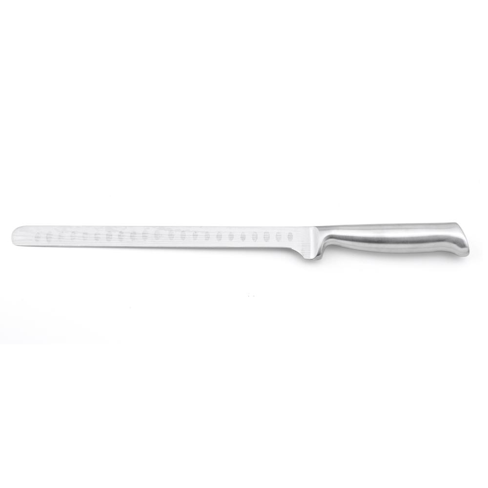 Laguiole - Couteau à saumon/jambon argent 38,5cm Nouvelle Vague