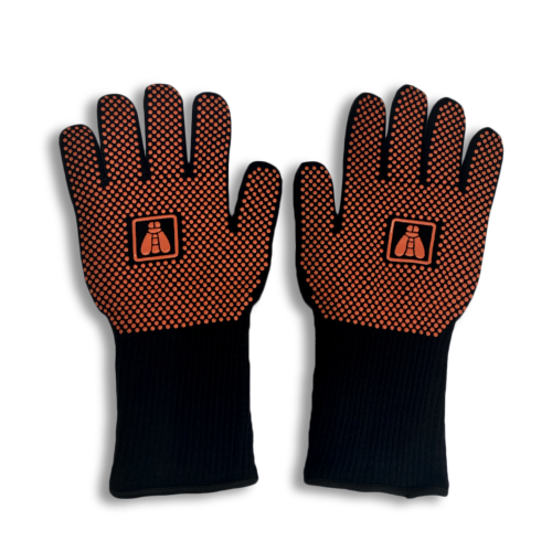 Gants de protection noir et orange