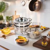 Faitout inox 24x8,5cm induction  
