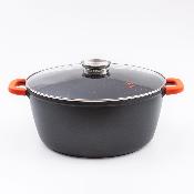 Faitout noir 40cm revêtement antiadhésif - "RobuCook"