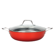 Sautoir rouge 32cm - "Red AirIron"
