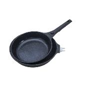 Set de 2 poles noir amovible 24/28cm - "Alize"
