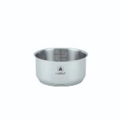 Set de 3 casseroles inox amovible 16/18/20cm - "Réactif"