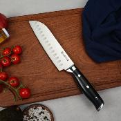 Couteau santoku noir 32cm - "Essentials"