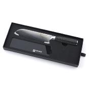 Couteau santoku noir 29,5cm - "Damarus"