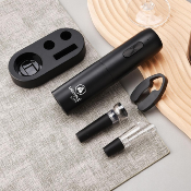 Ouvre-bouteille électrique noir rechargeable 