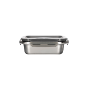 3 boîtes rectangulaires inox - 650ml/2500ml 
