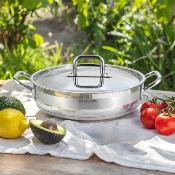 Sautoir inox 36x8,5cm induction