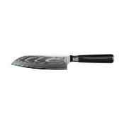 Couteau santoku noir damas 32cm avec tui - "Core"