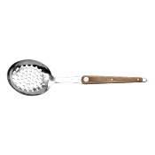 Ecumoire 35cm manche bois olivier 