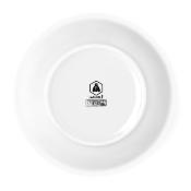 Lot de 6 assiettes creuses blanc - "Sélène"