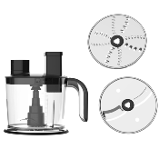 Mixeur plongeant 1200W - 10 pièces - 15 vitesses