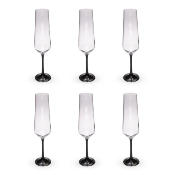 Set de 6 flûtes à champagne 200ml 