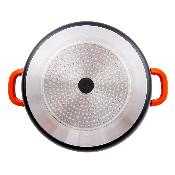 Faitout noir 32cm revêtement antiadhésif - "RobuCook"