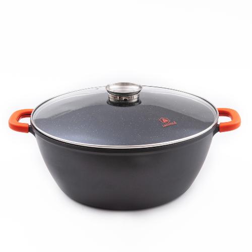 Faitout noir 44cm revêtement antiadhésif - "RobuCook"