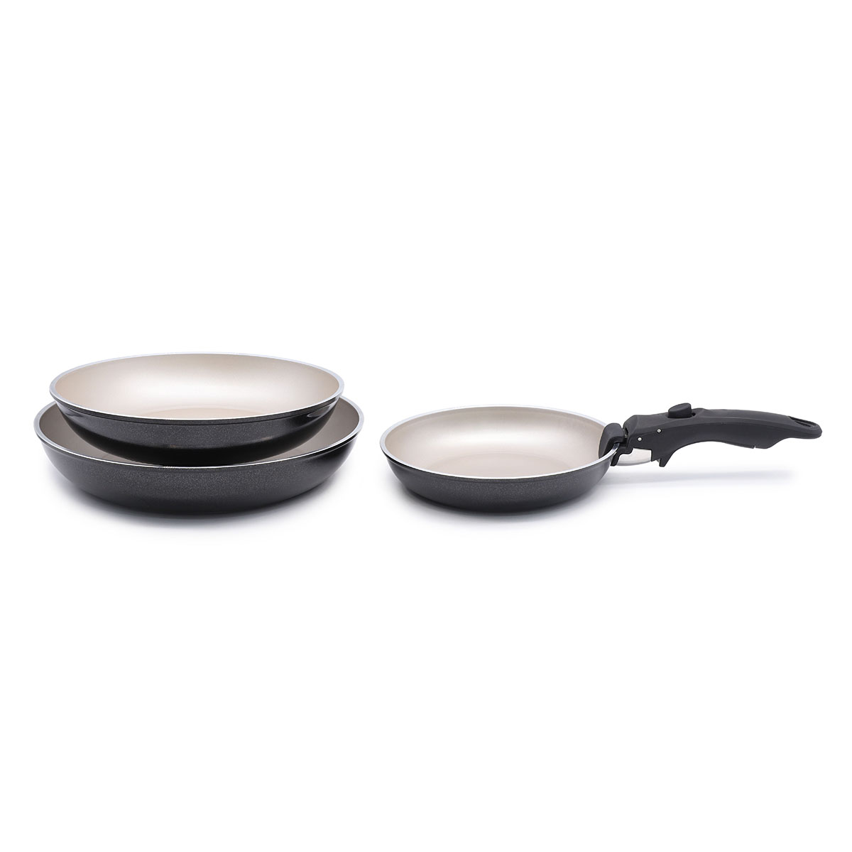 Set de 4 pices noir amovible - "So Nature - Fleuve"