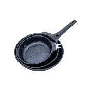 Set de 3 poles noir amovible 20/24/28cm - "Alize"