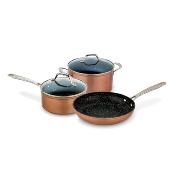 Batterie de Cuisine - 5 pices cuivre - Greblon