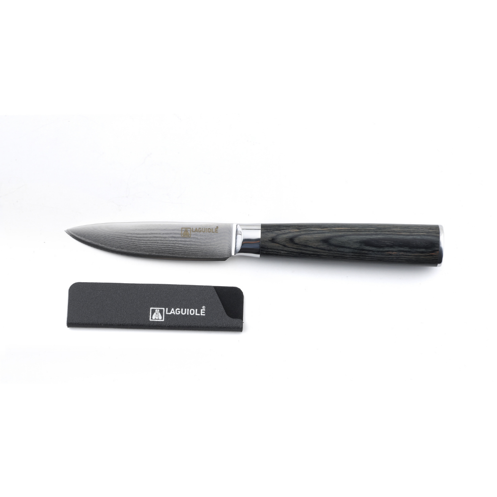 Laguiole - Couteau à légumes noir 20,5cm Damarus