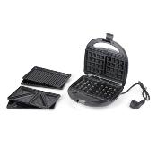 Appareil électrique 3 en 1 (gaufre - croque-moniseur - grill)