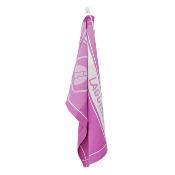 Lot de 3 torchons jacquard 50x70cm mauve -  "Miel" 