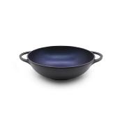 Wok noir 32cm - "Diamant Bleu"