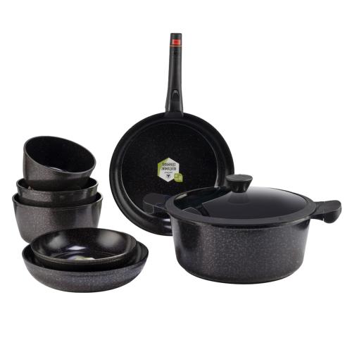 Set de 9 pièces marron amovible - "Cappuccino"