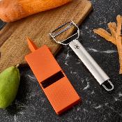 Épluche légumes original + Mini râpe 2 pièces