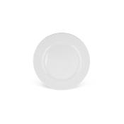 Lot de 6 assiettes plates blanc - "Serenity"