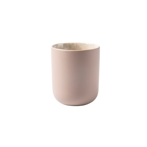 Lot de 4 tasses taupe - "Iris"