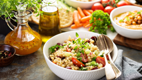 Salade au couscous en perles