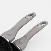 Set de 2 poêles silver 24/28cm - "Black Ston®" 
