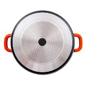 Faitout noir 40cm revêtement céramique - "RobuCook"