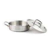 Sautoir triplex inox 28cm 