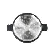 Cuiseur noir 28cm - "Temps de cuisson rapide"