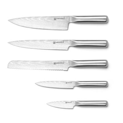 Laguiole - Set de 5 couteaux avec barre magnétique Enzo