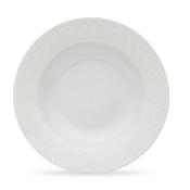 Lot de 6 assiettes creuses blanc - "Eternity