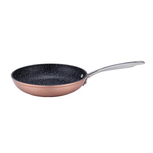 Poêle cuivré 24cm Greblon céramique - "Héritage"