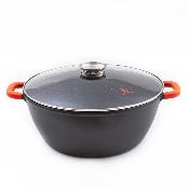 Faitout noir 44cm revêtement antiadhésif - "RobuCook"