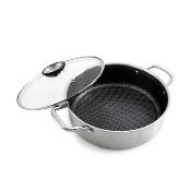 Sautoir 28cm triplex avec couvercle - "Black Cube"