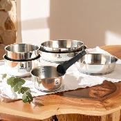 Set de 7 pièces inox amovible "Réactif"