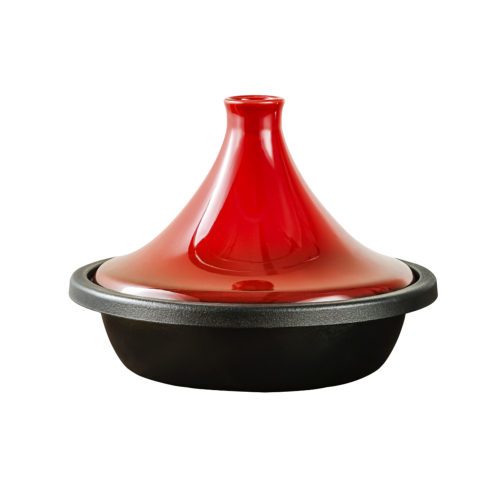 Tajine en fonte rouge 32cm 