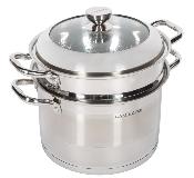 Cuit pâtes argenté - Inox induction