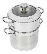 Couscoussier 28cm argenté - Inox induction