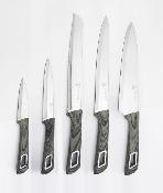 Set de 5 couteaux noir - "Wise"