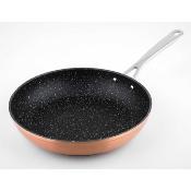 Poêle cuivre 28cm - "Rétro"