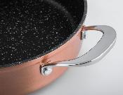 Sautoir cuivre 28cm - "Rétro"