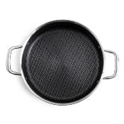 Sautoir 28cm triplex avec couvercle - "Black Cube"